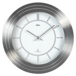 Atlanta Design - Wall clock Silver Modern Design