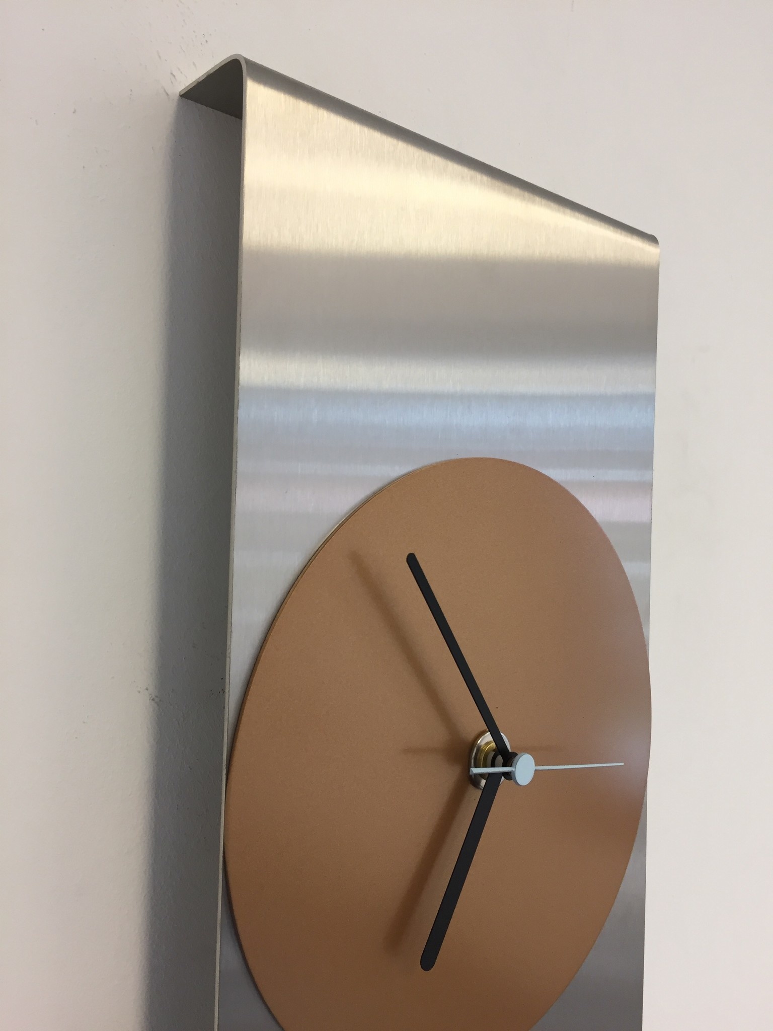 Klokkendiscounter Design - Wall clock Cassiopee Copper Bright