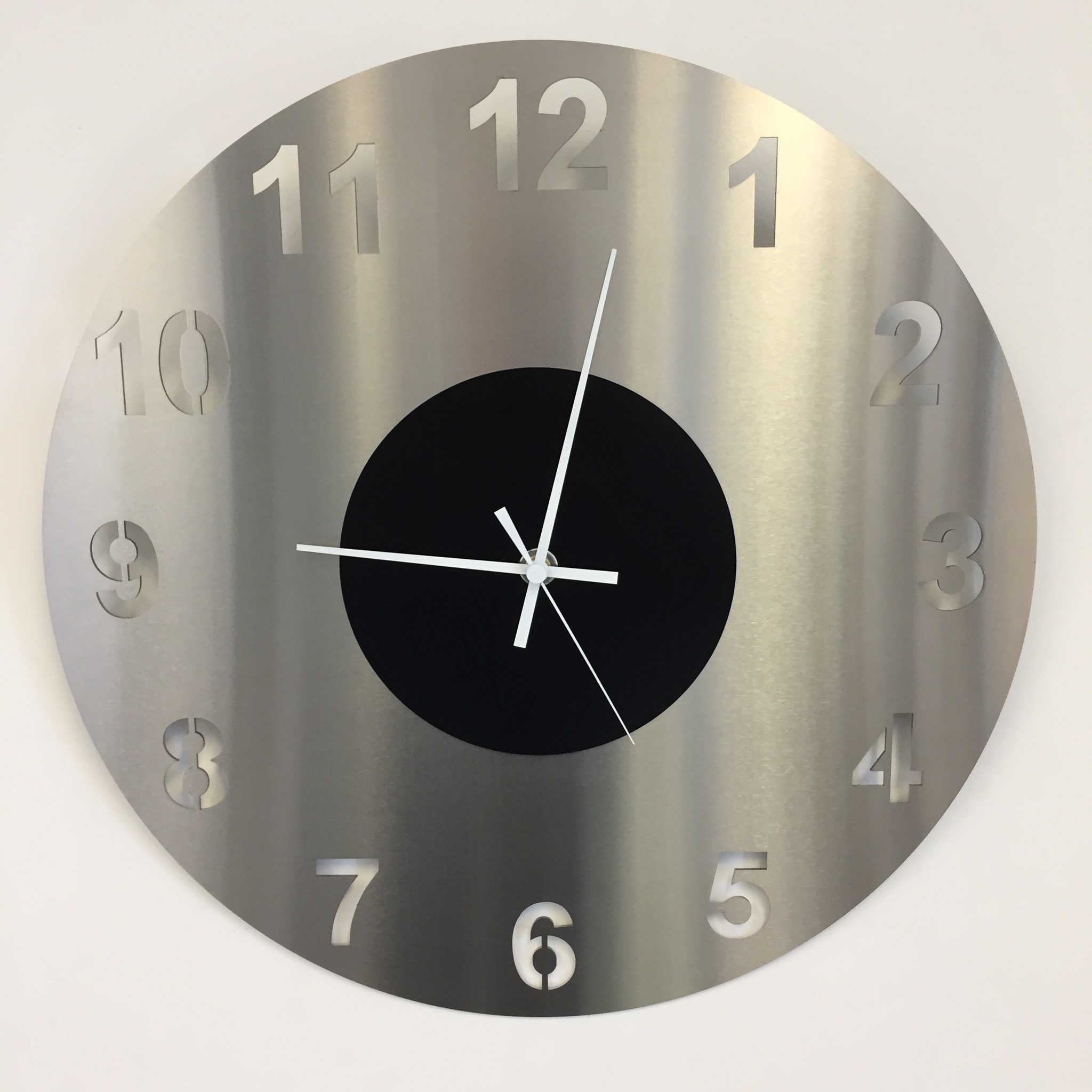 Klokkendiscounter Design - Wall clock Amsterdam Large Black Modern Design