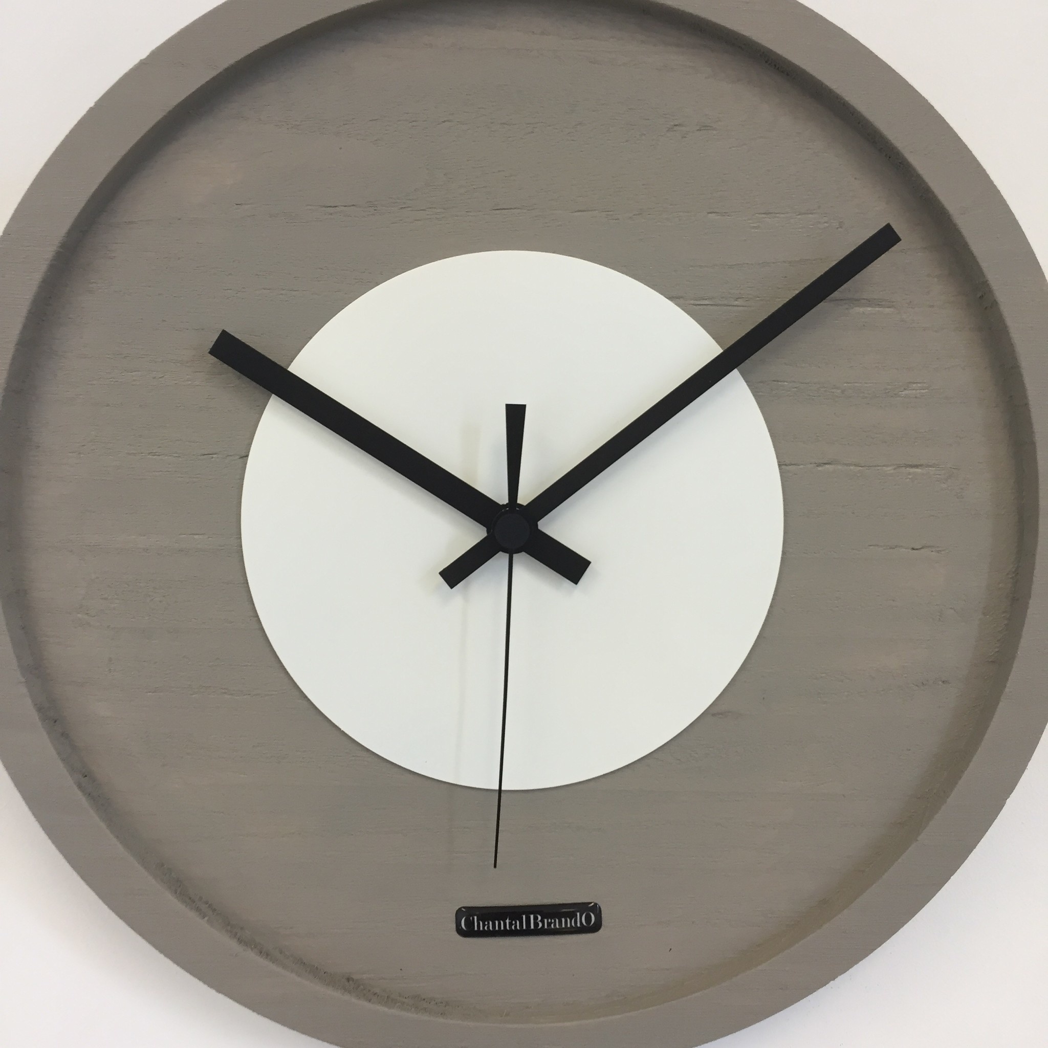 Klokkendiscounter Design - Wall clock Quinten White Modern Design