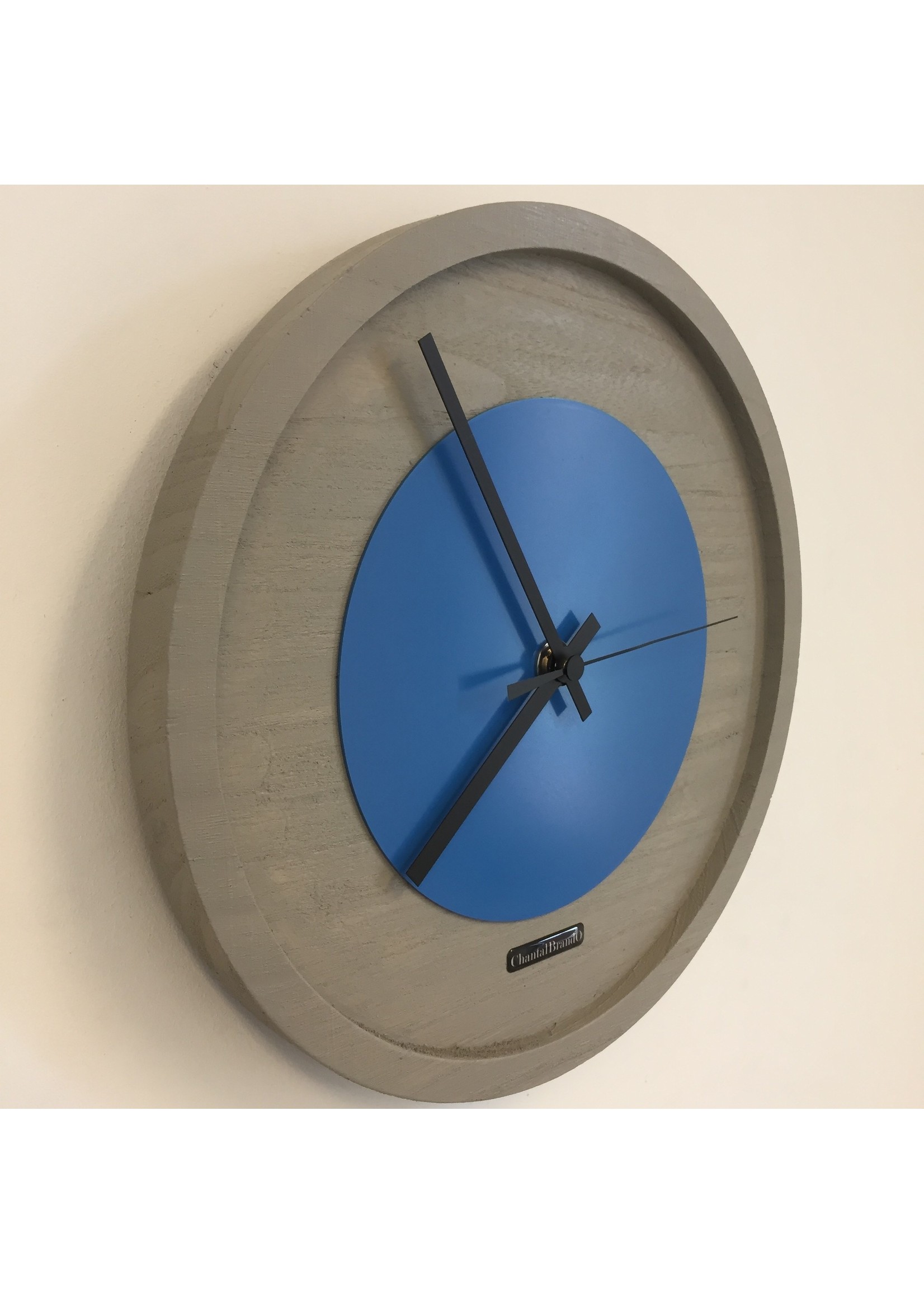 Klokkendiscounter BeoXL - Wandklok Quinten BLUE Modern Design