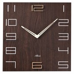 Atlanta Design - Wall clock Square wood Modern Design