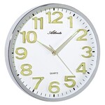 Atlanta Design - Wall clock Design Silver & Gold