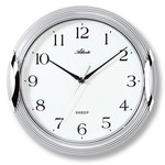 Atlanta Design - Wandklok Silver Modern Design