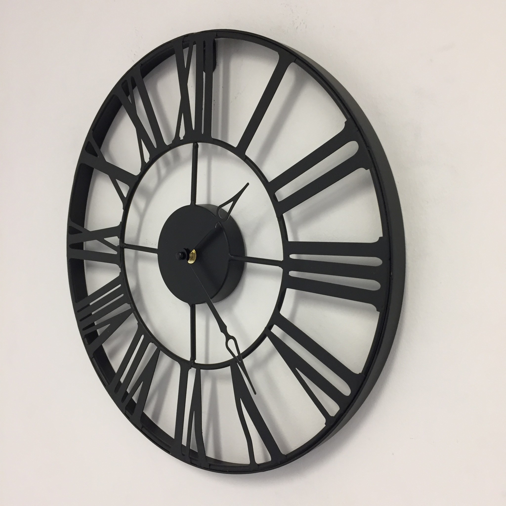 NiceTime Design - Wall clock Industrial 37 Vintage Black