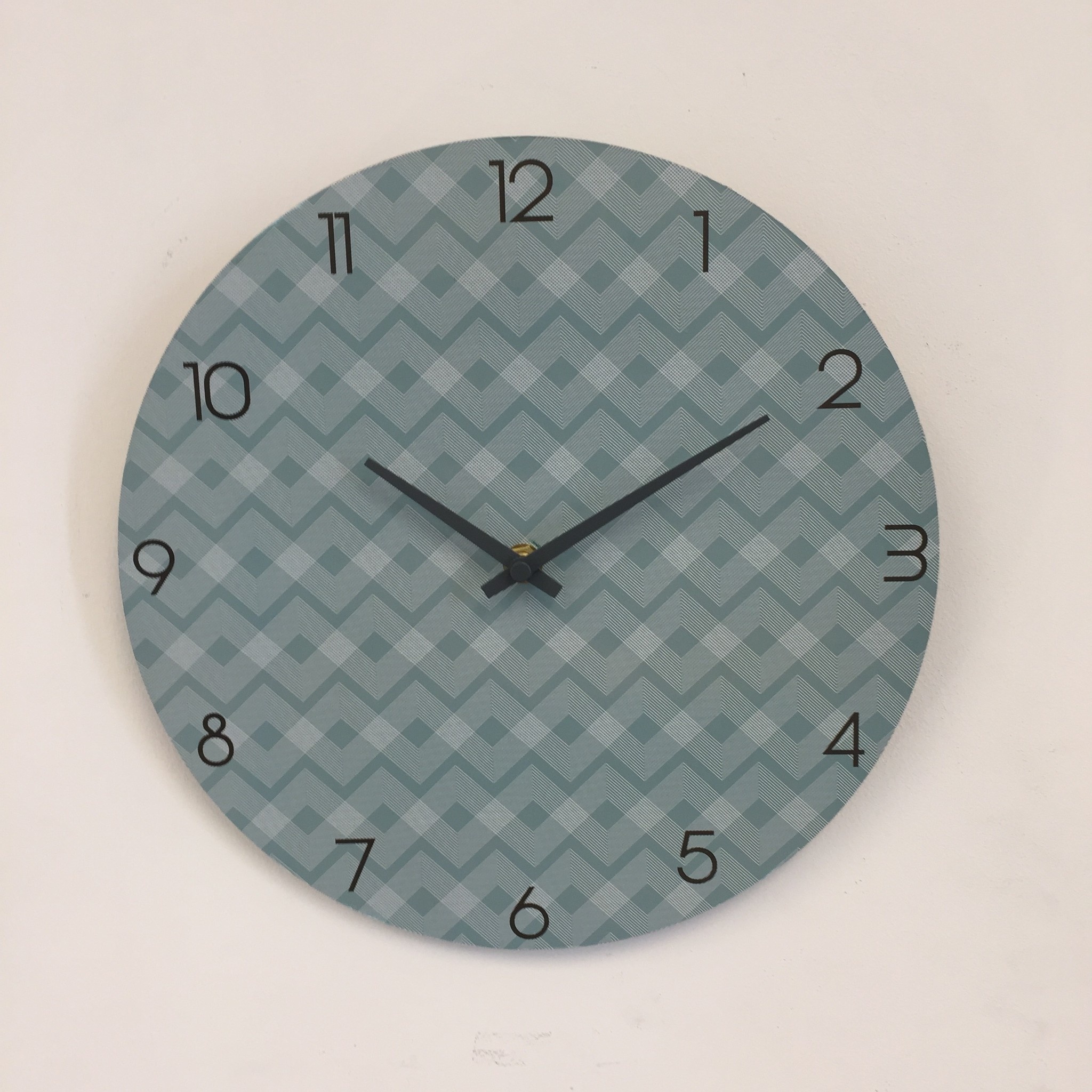 NiceTime Design - Wall clock Ethnic Blue Modern Design