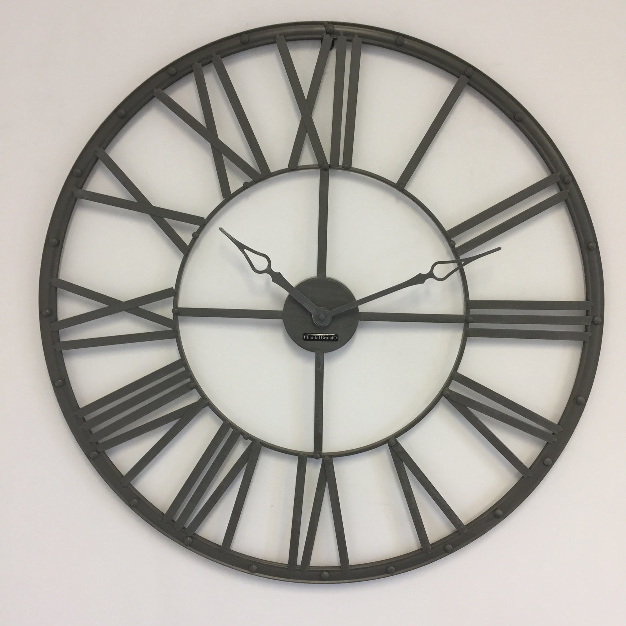 Klokkendiscounter Design - Wall clock Roota Romana Grigio
