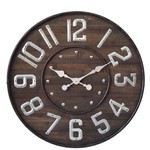 NiceTime Design - Wandklok Barrel Wood vintage modern design