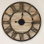NiceTime Design - Wall clock Metal & Wood Industrial Design