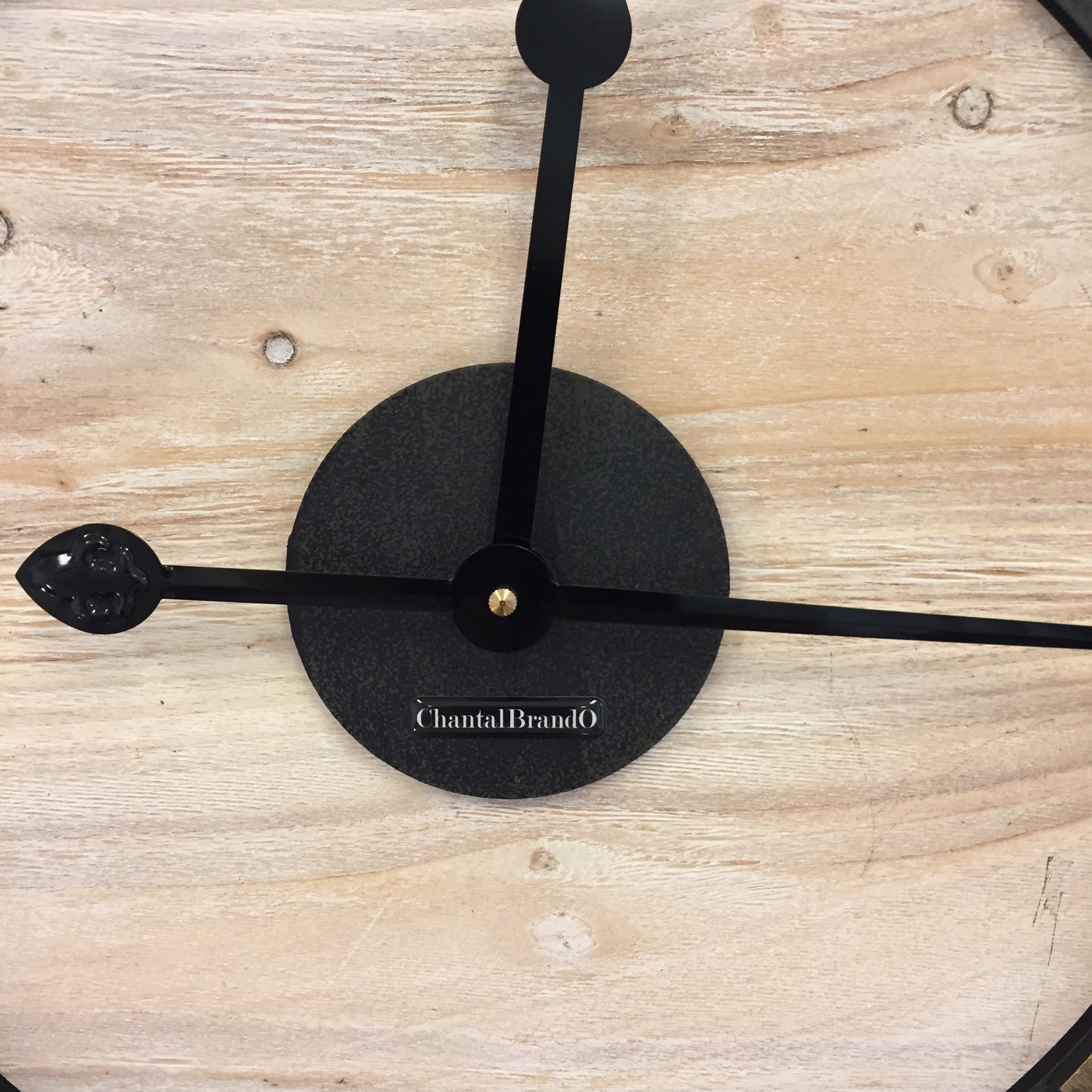 NiceTime Design - Wall clock Metal & Wood Industrial Design