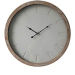 NiceTime Design - Wanduhr abstrakt grau XL Modernes Design