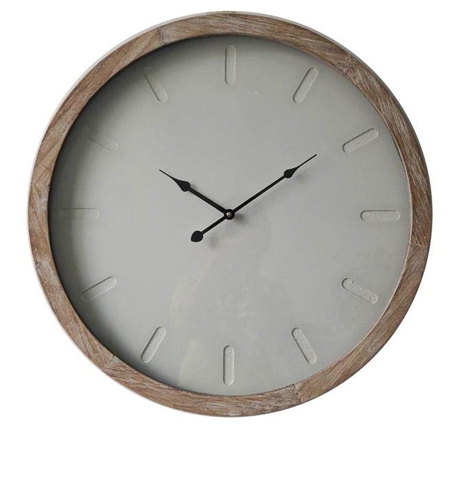 NiceTime Design - Wall clock Abstract Gray XL Modern Design