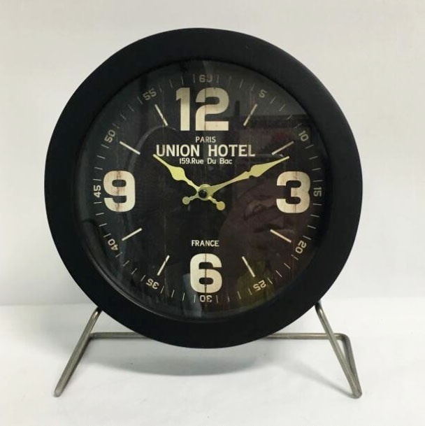 NiceTime Design - Tischuhr Black Union Vintage Design