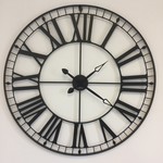 Klokkendiscounter Design - Wandklok PRIX DE ROME vintage retro zwart