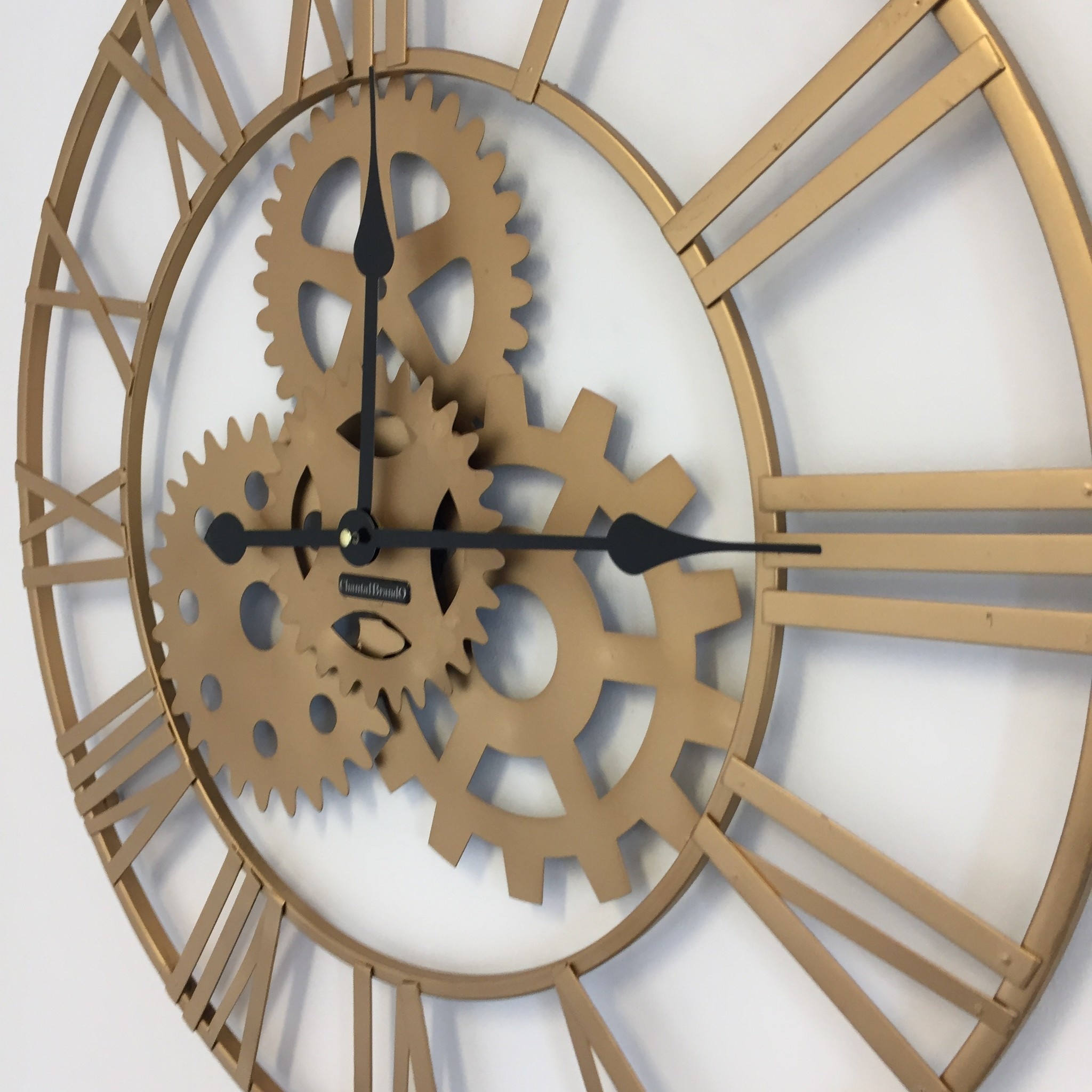 Klokkendiscounter Design - Wall clock Golden Nugget Vintage Industrial