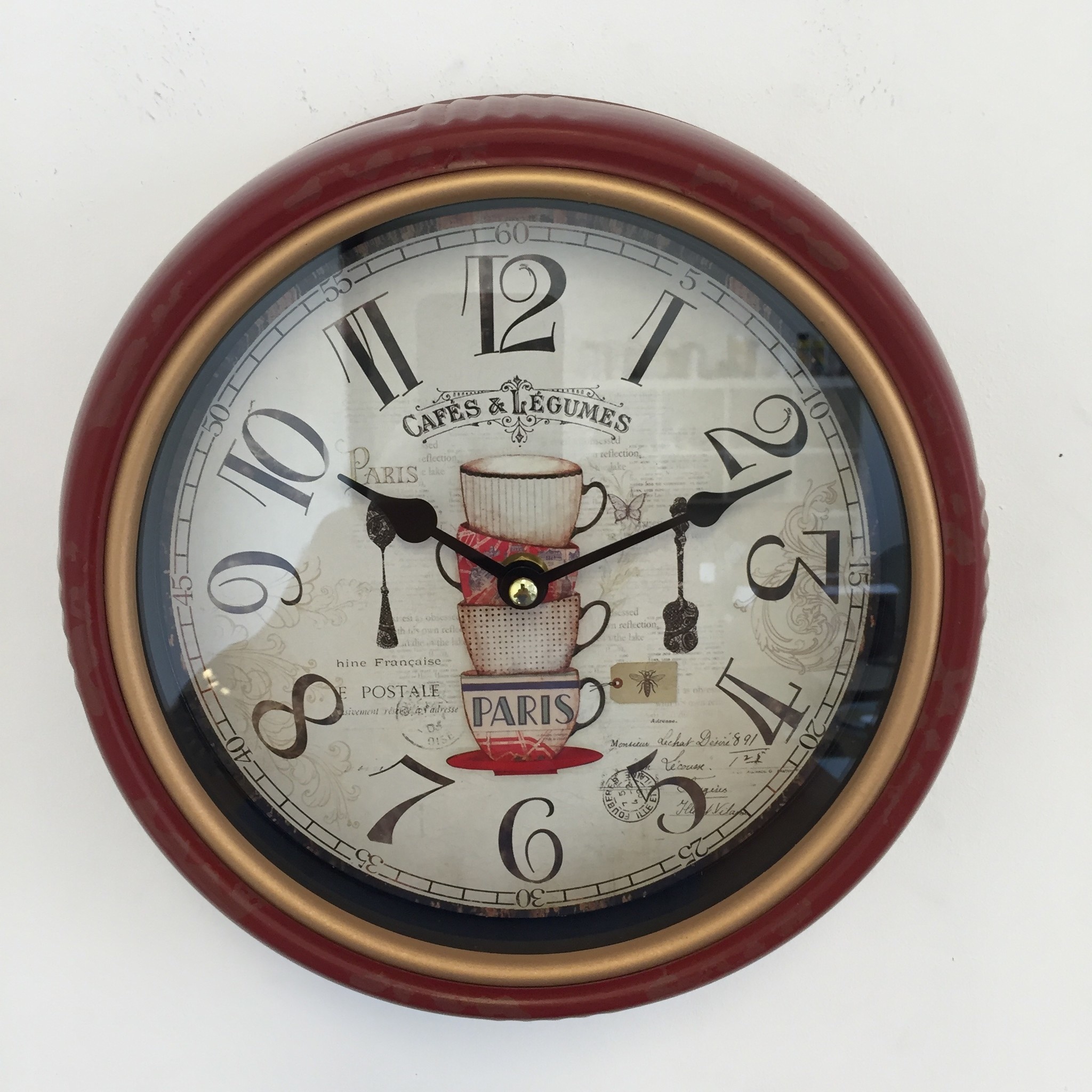 NiceTime Design - Wall clock Paris Vintage Retro