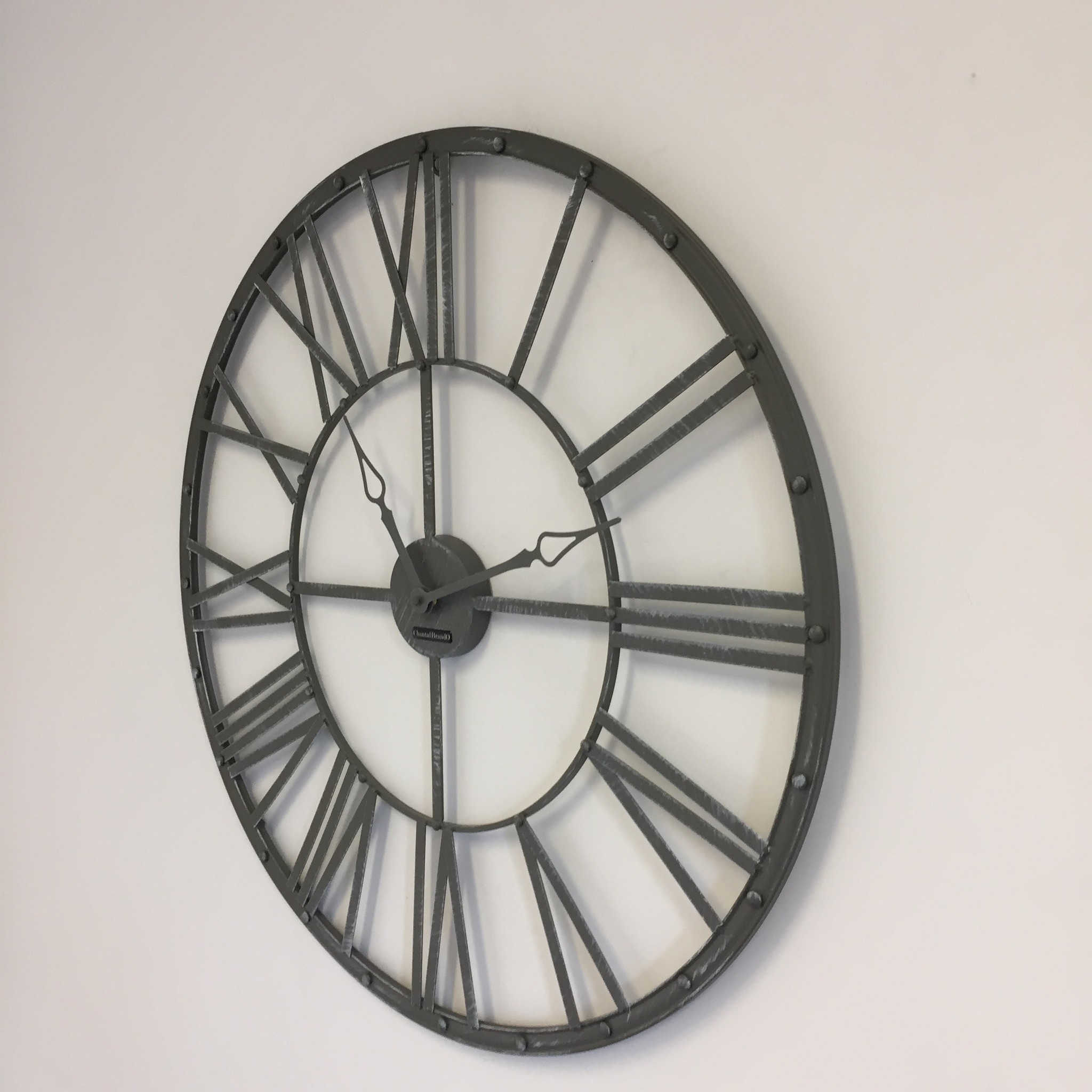 Klokkendiscounter Design - Wandklok Vintage Grey 70