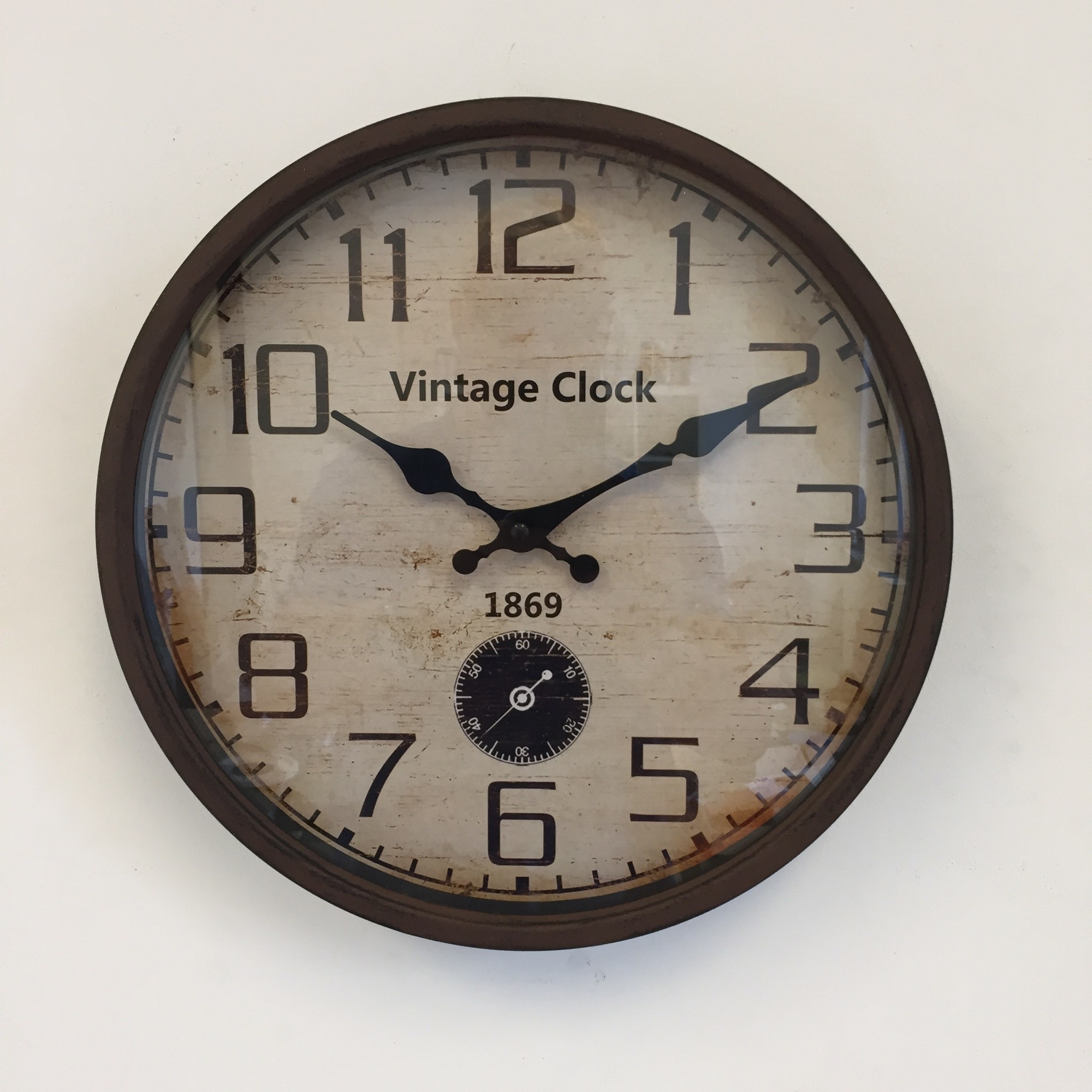 NiceTime Design - Wall clock 1869 Industrial Vintage