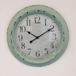 NiceTime Design - Wanduhr Portofino Vintage-Grun