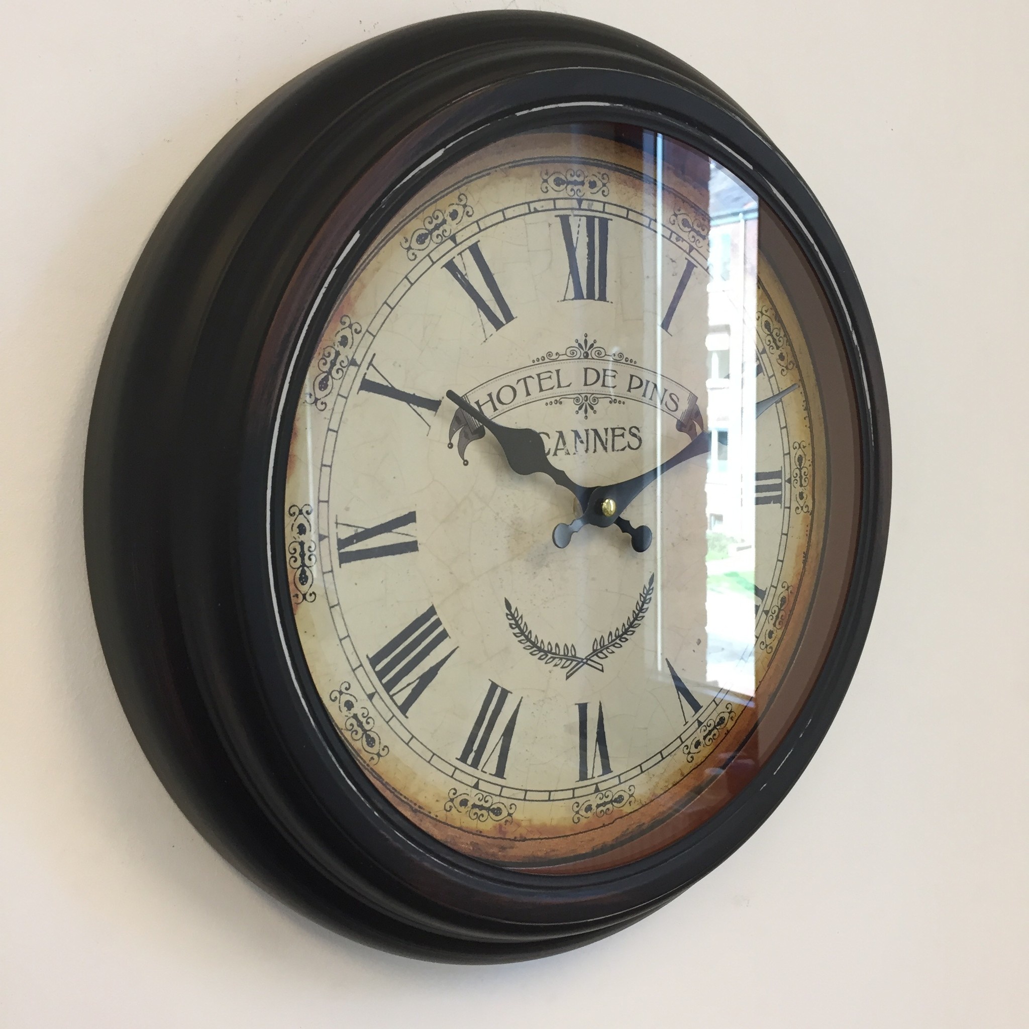 NiceTime Design - Wall clock Hotel des Pins Cannes Vintage