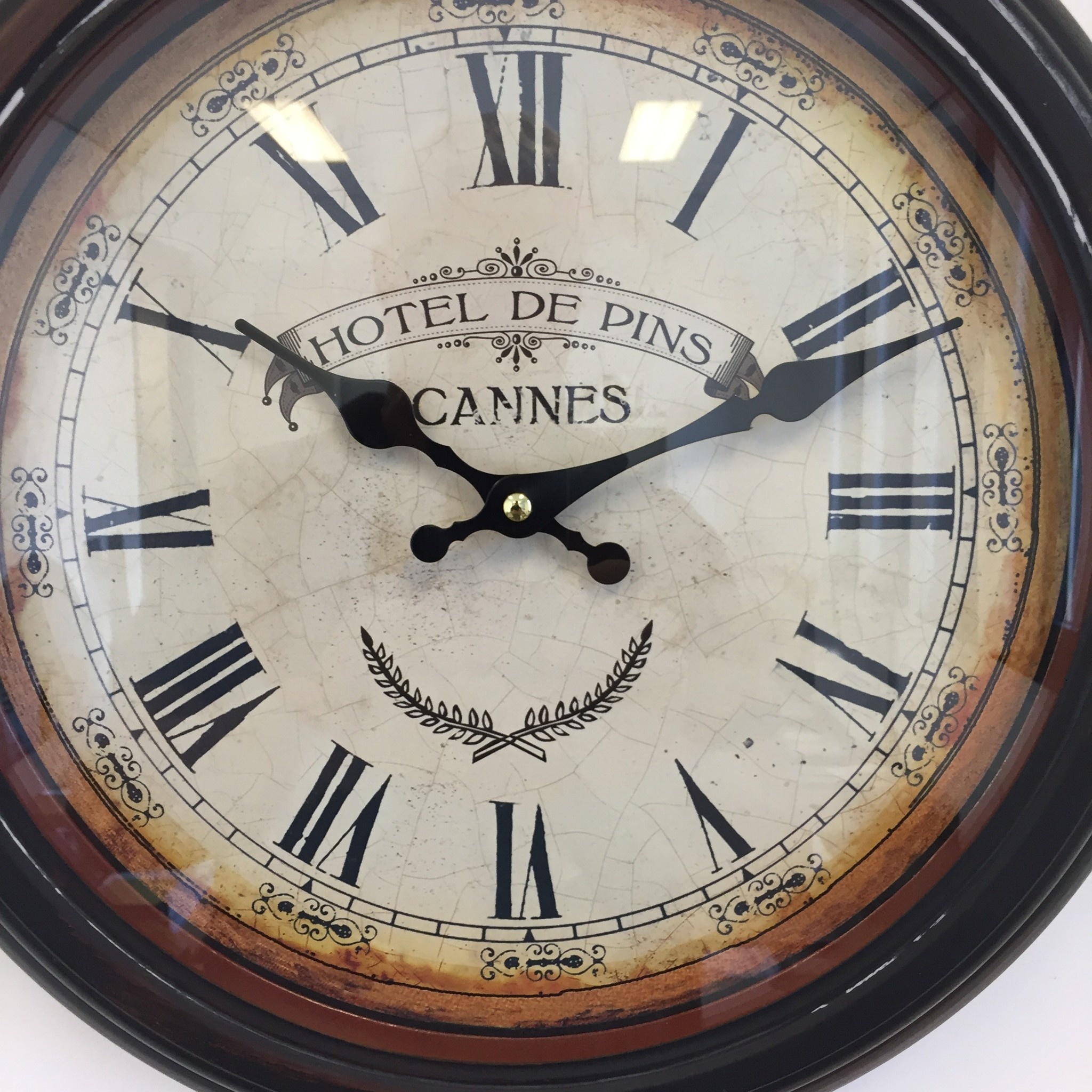 NiceTime Design - Wall clock Hotel des Pins Cannes Vintage