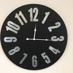 NiceTime Design - Wall clock Black Mambo Vintage