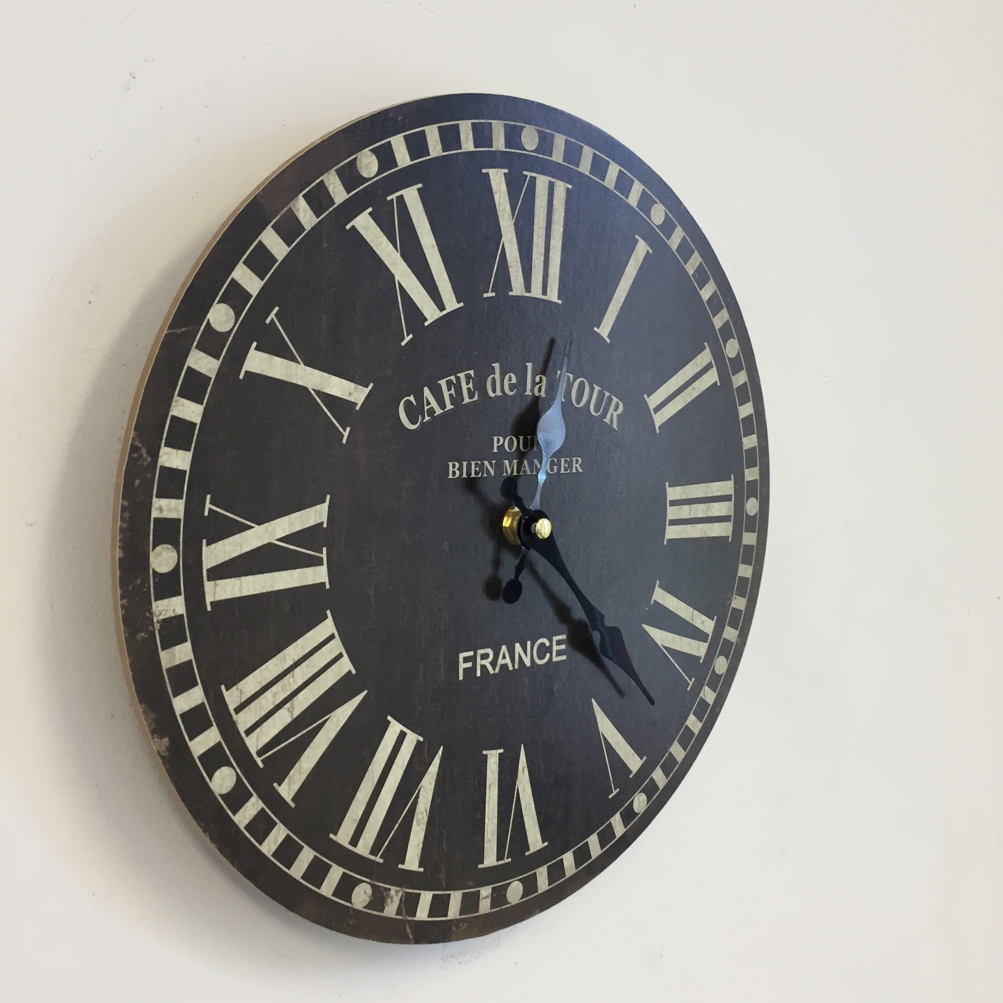 NiceTime Design - Wall clock De la Tour Vintage Industrial