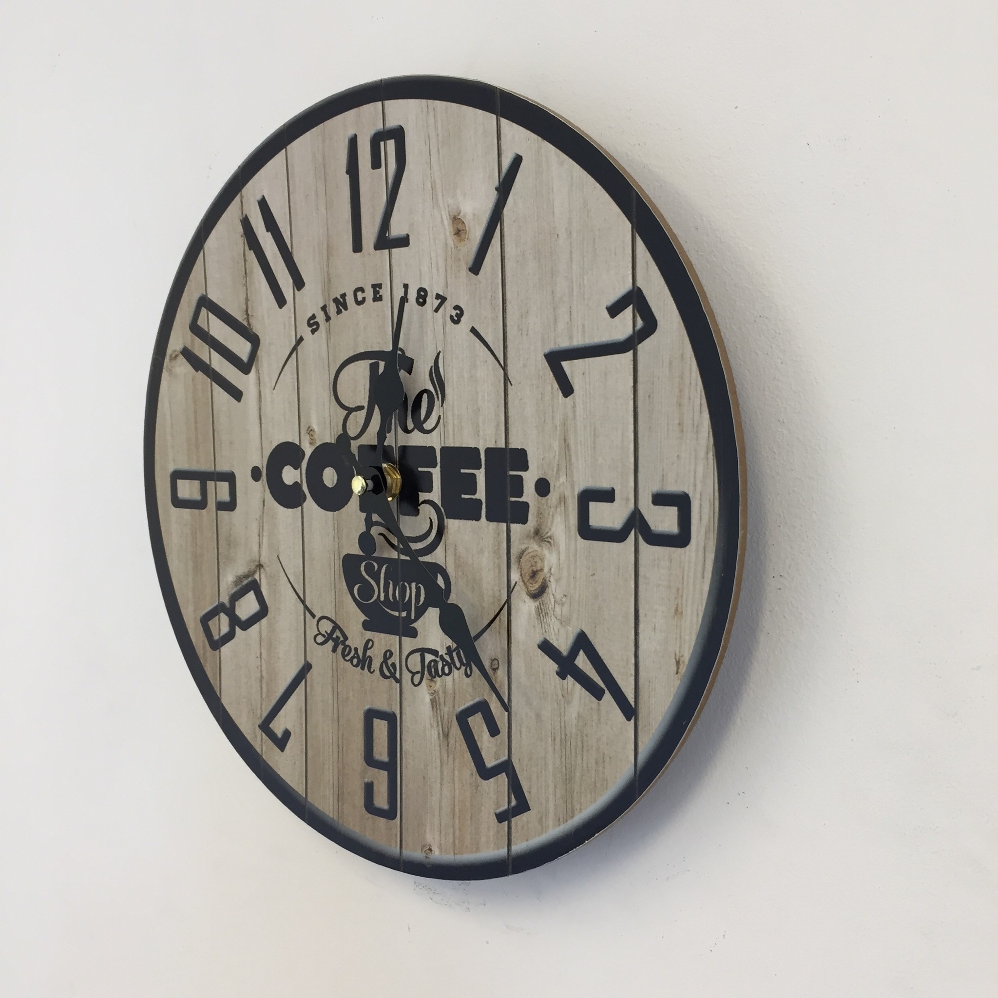 NiceTime Design - Wall clock Coffee 1873 Vintage Industrial