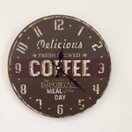 NiceTime Design - Wanduhr Coffee Brown Vintage-Industrie