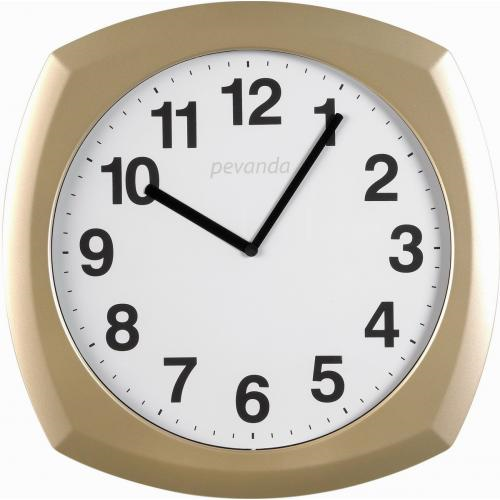 Pevanda Design - Wall clock Carree Gold Modern Design