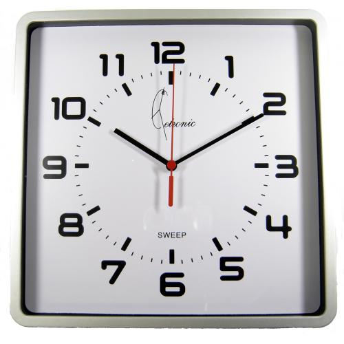 Pevanda Design - Wall clock Carree Argent Modern Design