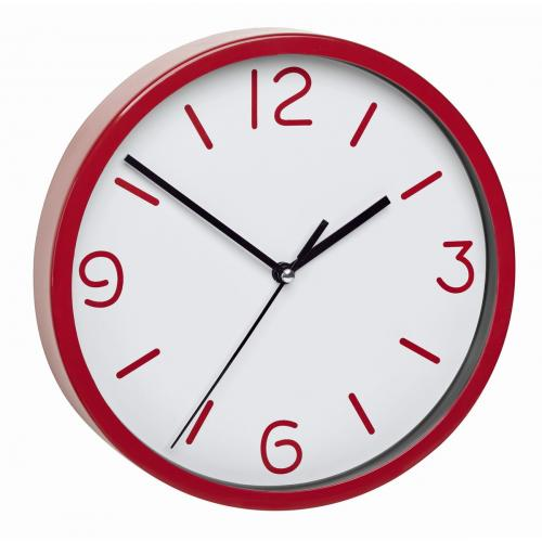 Design - Wall clock Red Modern Design