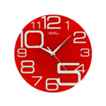 AMS Design - Wall clock Red Hot Modern Design