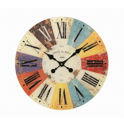 AMS Design - Wall clock Hotel du Paris Vintage Modern Design