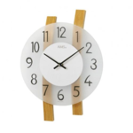 AMS Design - Wood & Glass Modern Design wall clock