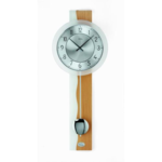 Klokkendiscounter Design - Wall clock Glass & Wood Modern Design