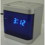 Design - alarm clock cube gray modern design