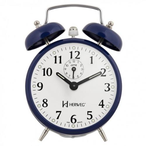 Design - alarm clock azure blue modern design