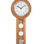 Atlanta Design - Wanduhr Holz Pendel modernes Design