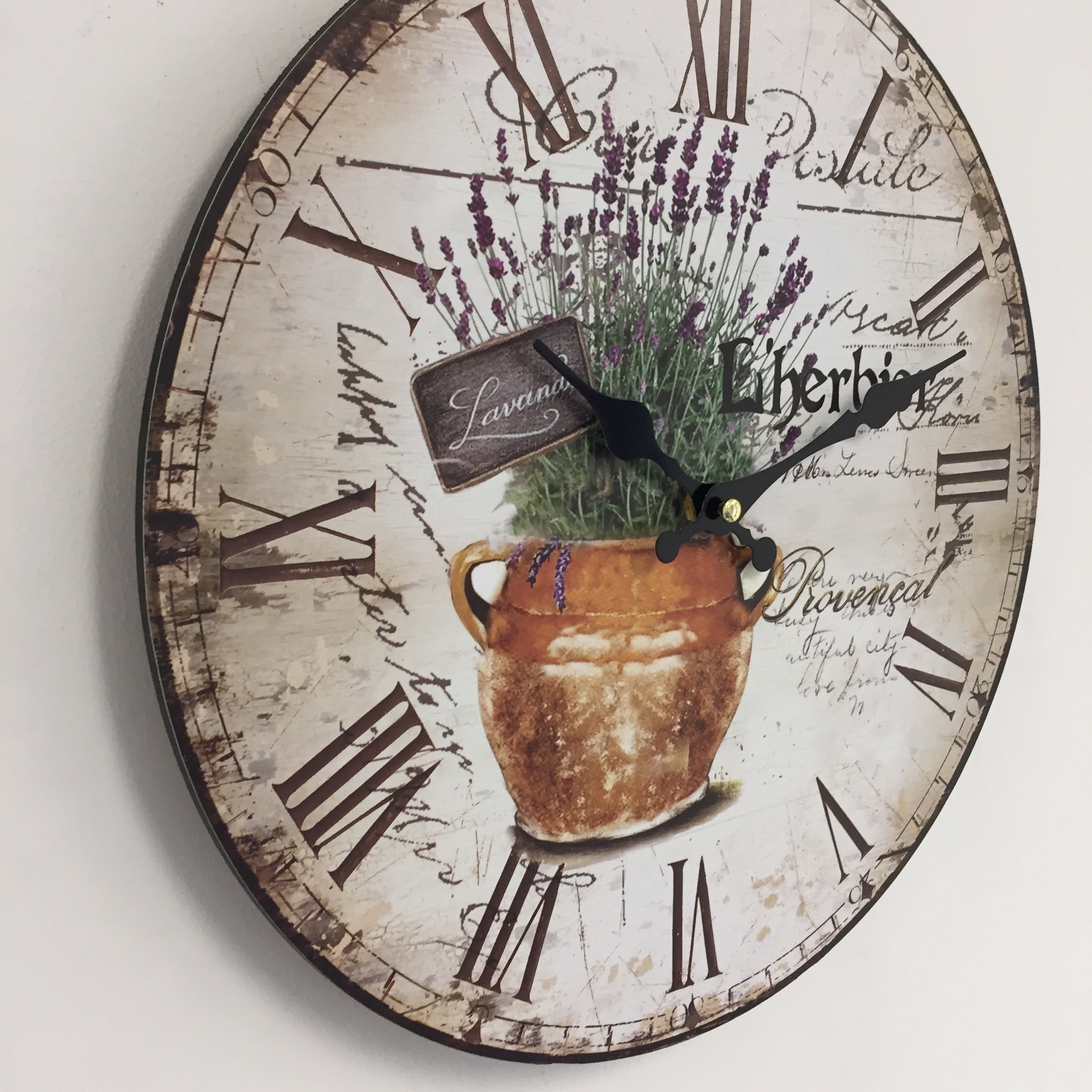 NiceTime Design - Wall clock Provencal Rural Design