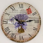 NiceTime Design - Wanduhr Lavendel Rural Entwurf