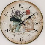 NiceTime Design - Wandklok les fleur vintage