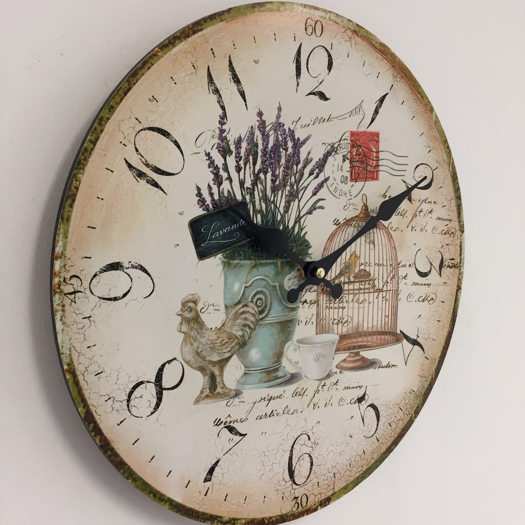 NiceTime Design - Wall clock Les Fleur Vintage