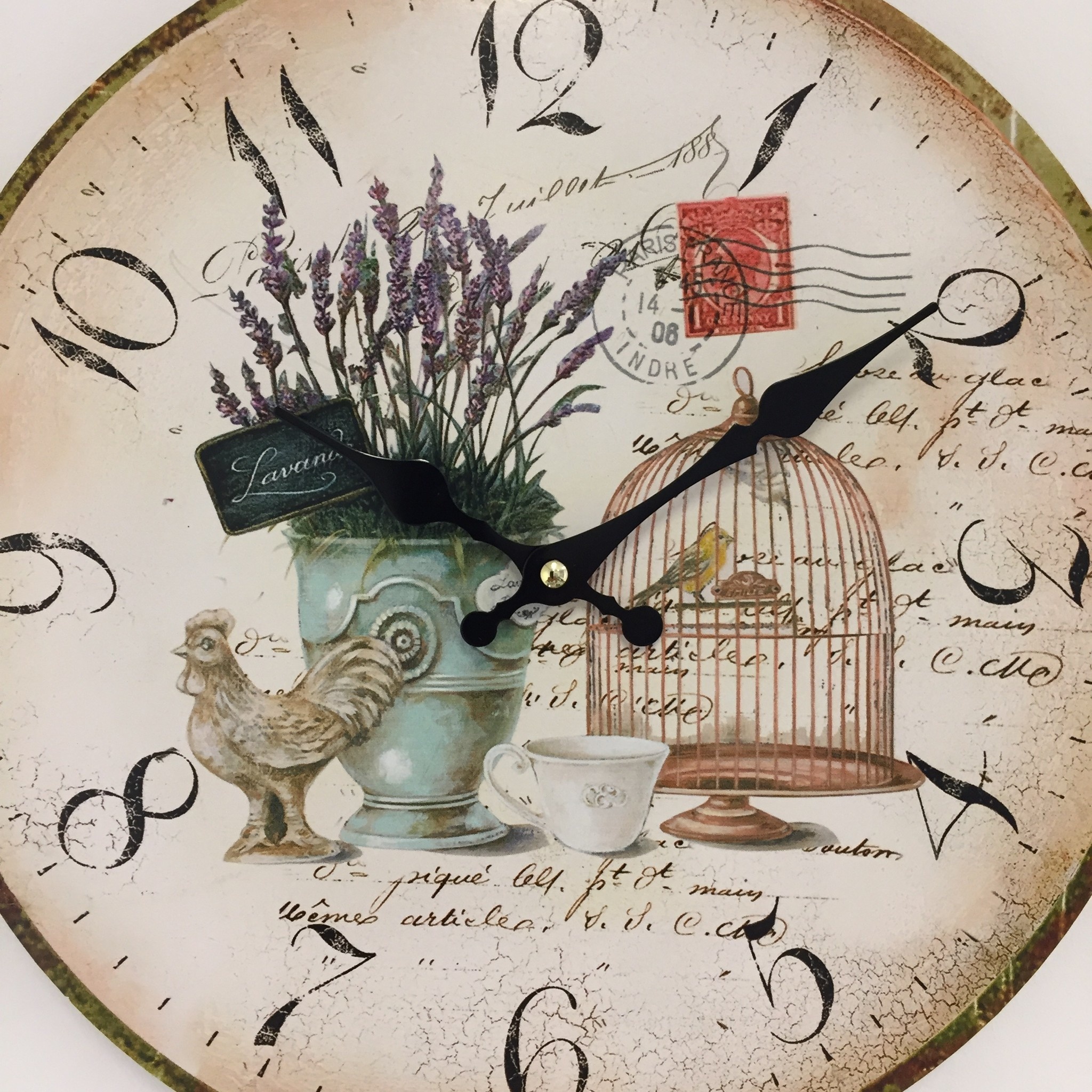 NiceTime Design - Wall clock Les Fleur Vintage