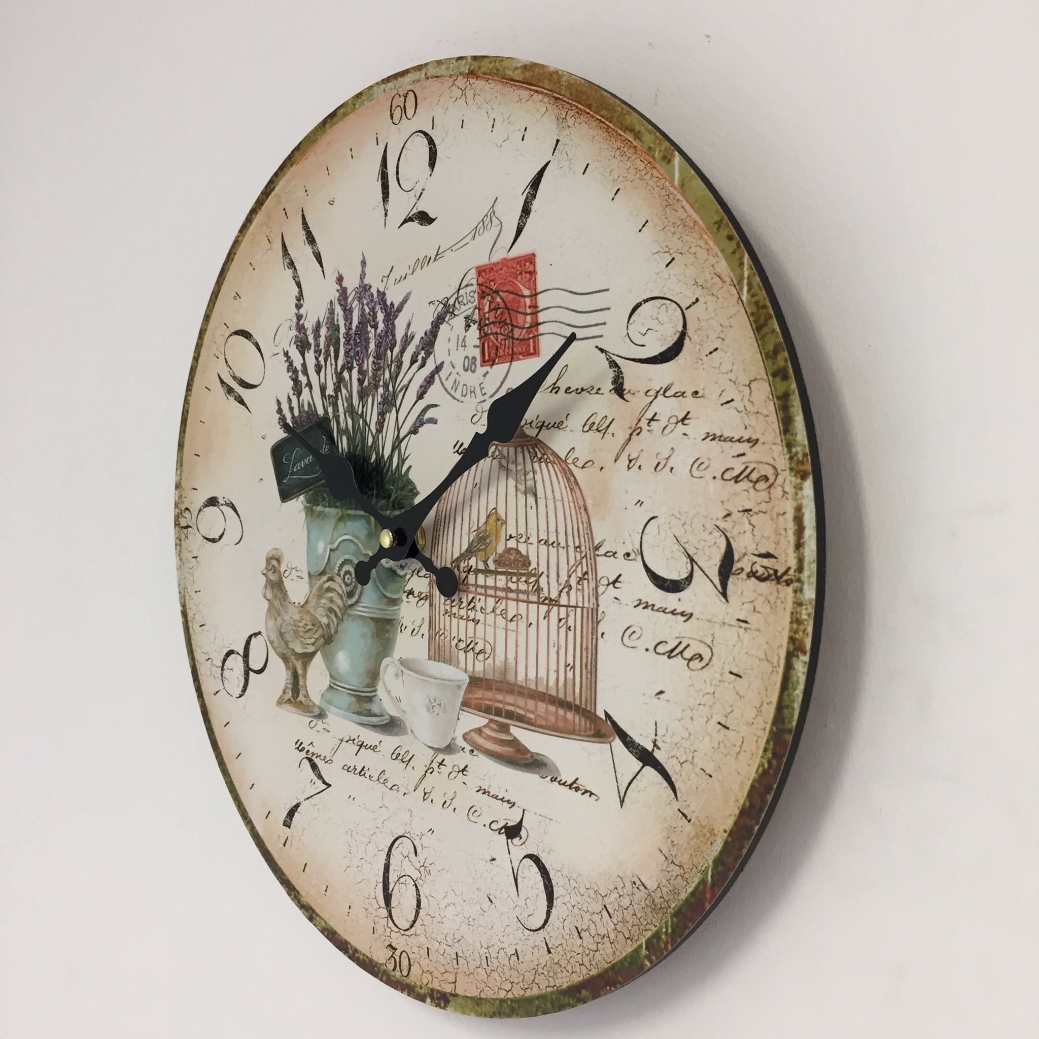 NiceTime Design - Wall clock Les Fleur Vintage