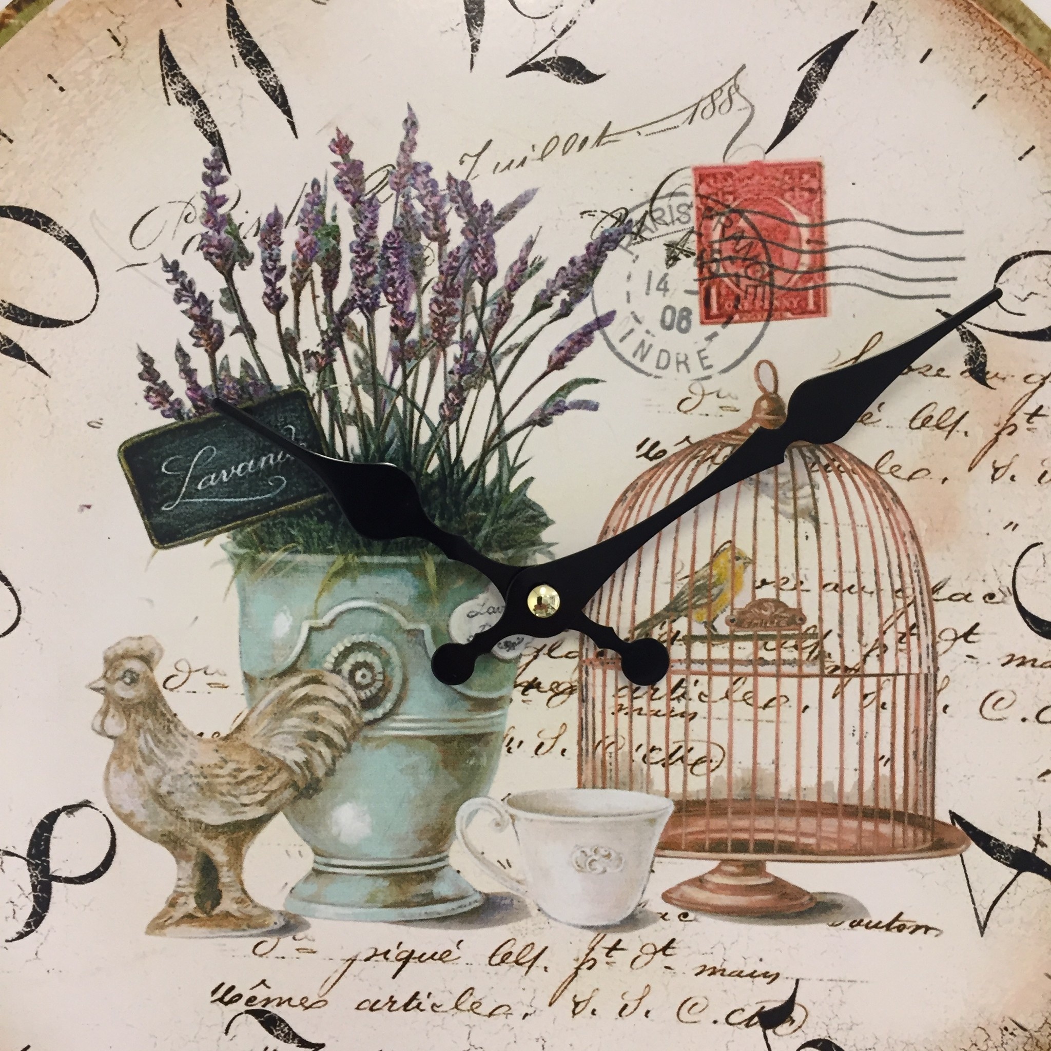 NiceTime Design - Wall clock Les Fleur Vintage