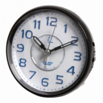 Design - Clock ROUND BLACK modernes Design