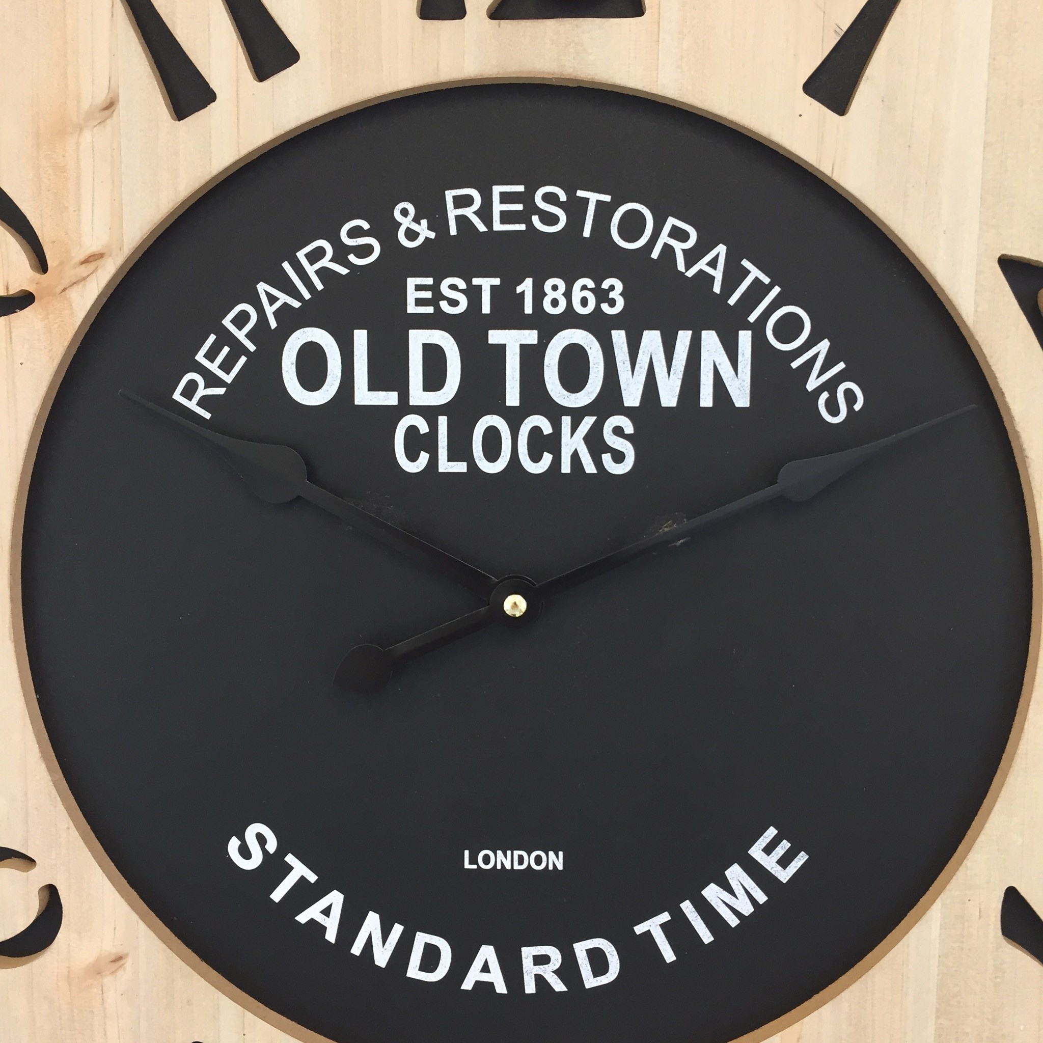 NiceTime Design - Wandklok XL OLD TOWN VINTAGE DESIGN