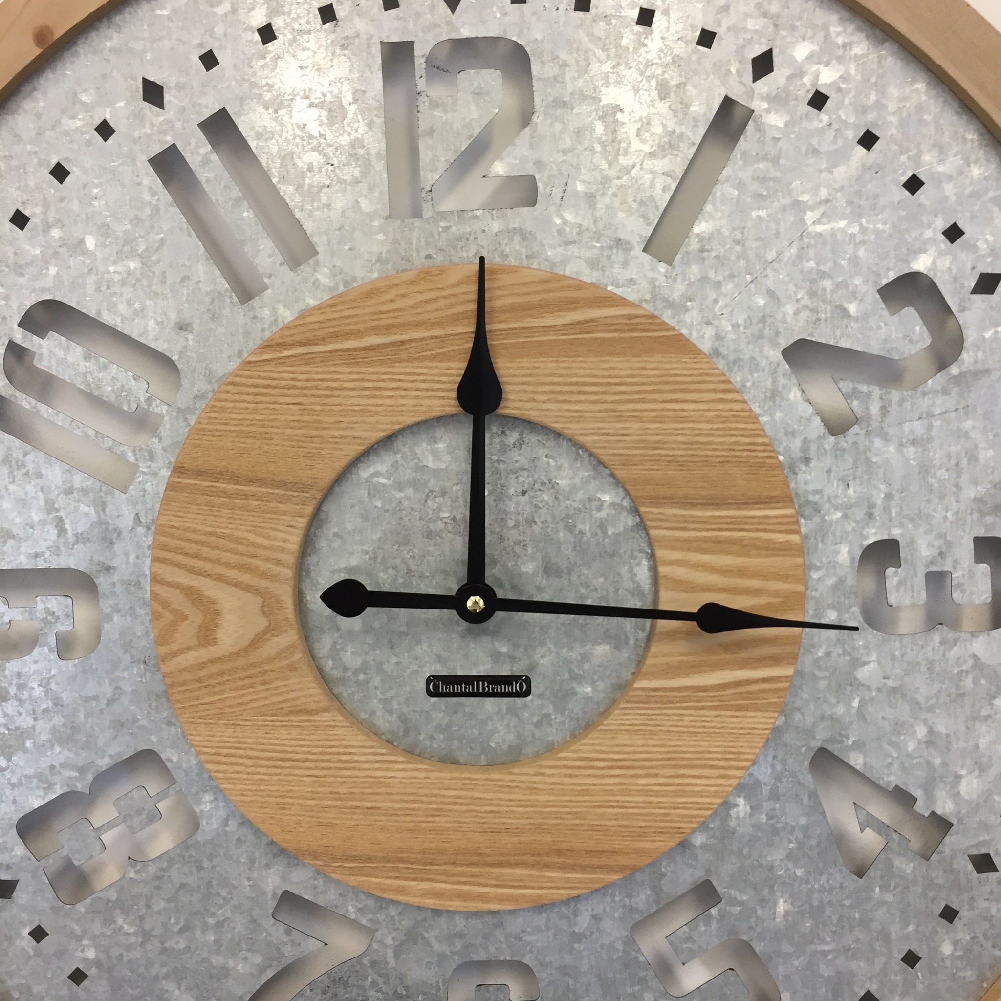 Klokkendiscounter Design - Wanduhr VINTAGE WOODZ DESIGN INDUSTRIEEL