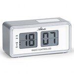 Atlanta Design - Retro alarm clock silver